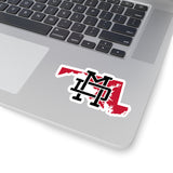 Maryland Home State Sticker (Black & Red)-Allegiant Goods Co. Vintage Sports Apparel