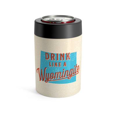Drink Like A Wyomingite Can Cooler-12oz-Allegiant Goods Co. Vintage Sports Apparel