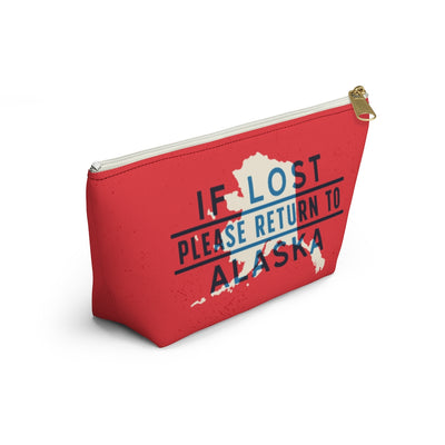 If Lost Return to Alaska Accessory Bag-Allegiant Goods Co. Vintage Sports Apparel