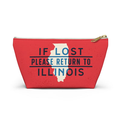 If Lost Return to Illinois Accessory Bag-Small-Allegiant Goods Co. Vintage Sports Apparel