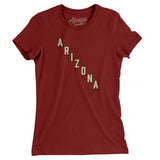 Arizona Hockey Jersey Women's T-Shirt-Cardinal-Allegiant Goods Co. Vintage Sports Apparel