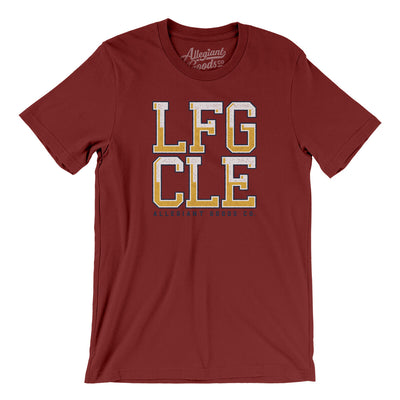 Lfg Cle Men/Unisex T-Shirt-Cardinal-Allegiant Goods Co. Vintage Sports Apparel