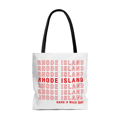 Rhode Island Retro Thank You Tote Bag-Allegiant Goods Co. Vintage Sports Apparel