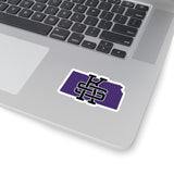 Kansas Home State Sticker (Purple & Black)-Allegiant Goods Co. Vintage Sports Apparel