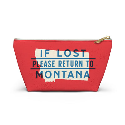 If Lost Return to Montana Accessory Bag-Small-Allegiant Goods Co. Vintage Sports Apparel