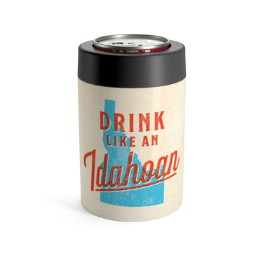 Drink Like An Idahoan Can Cooler-Allegiant Goods Co. Vintage Sports Apparel