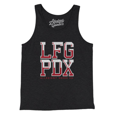 Lfg Pdx Men/Unisex Tank Top-Allegiant Goods Co. Vintage Sports Apparel