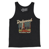 Redwood National Park Men/Unisex Tank Top-Charcoal Black TriBlend-Allegiant Goods Co. Vintage Sports Apparel