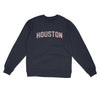 Houston Varsity Midweight Crewneck Sweatshirt-Classic Navy-Allegiant Goods Co. Vintage Sports Apparel