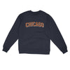 Chicago Varsity Midweight Crewneck Sweatshirt-Classic Navy-Allegiant Goods Co. Vintage Sports Apparel