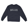 Dallas Varsity Midweight Crewneck Sweatshirt-Classic Navy-Allegiant Goods Co. Vintage Sports Apparel