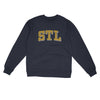 Stl Varsity Midweight Crewneck Sweatshirt-Classic Navy-Allegiant Goods Co. Vintage Sports Apparel