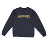 Milwaukee Varsity Midweight Crewneck Sweatshirt-Classic Navy-Allegiant Goods Co. Vintage Sports Apparel