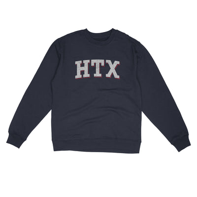 Htx Varsity Midweight Crewneck Sweatshirt-Classic Navy-Allegiant Goods Co. Vintage Sports Apparel