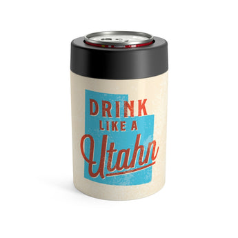 Drink Like A Utahn Can Cooler-Allegiant Goods Co. Vintage Sports Apparel