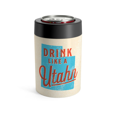 Drink Like A Utahn Can Cooler-Allegiant Goods Co. Vintage Sports Apparel