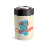 Drink Like A Mississippian Can Cooler-Allegiant Goods Co. Vintage Sports Apparel