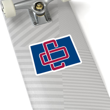 Colorado Home State Sticker (Blue & Red)-Allegiant Goods Co. Vintage Sports Apparel