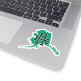 Alaska Home State Sticker (Green & Forest Green)-Allegiant Goods Co. Vintage Sports Apparel