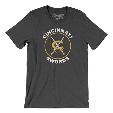Cincinnati Swords Hockey Men/Unisex T-Shirt-Allegiant Goods Co. Vintage Sports Apparel