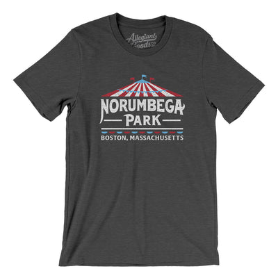 Norumbega Park Men/Unisex T-Shirt-Dark Grey Heather-Allegiant Goods Co. Vintage Sports Apparel