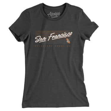 San Francisco Retro Women's T-Shirt-Allegiant Goods Co. Vintage Sports Apparel