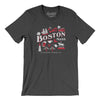 Boston Things Men/Unisex T-Shirt-Dark Grey Heather-Allegiant Goods Co. Vintage Sports Apparel