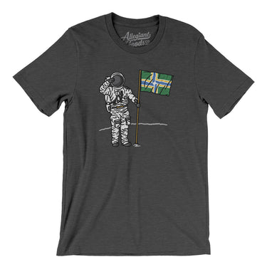 Portland Flag Moonman Men/Unisex T-Shirt-Allegiant Goods Co. Vintage Sports Apparel
