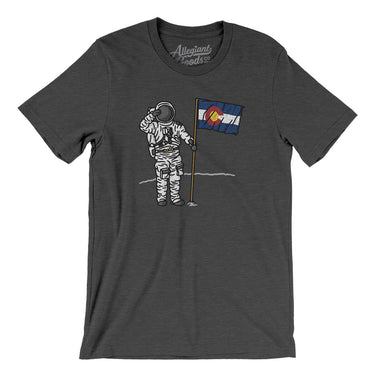 Colorado Flag Moonman Men/Unisex T-Shirt-Allegiant Goods Co. Vintage Sports Apparel