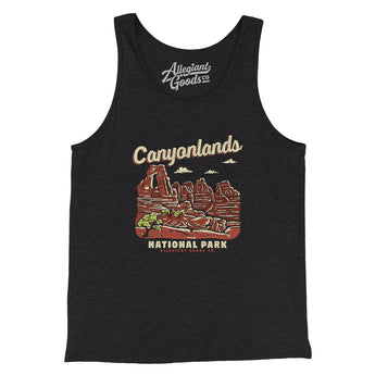 Canyonlands National Park Men/Unisex Tank Top-Allegiant Goods Co. Vintage Sports Apparel