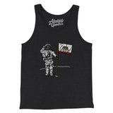 California Flag Moonman Men/Unisex Tank Top-Dark Grey Heather-Allegiant Goods Co. Vintage Sports Apparel