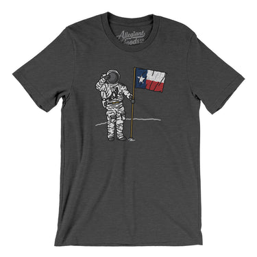 Texas Flag Moonman Men/Unisex T-Shirt-Allegiant Goods Co. Vintage Sports Apparel