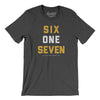 Boston 617 Men/Unisex T-Shirt-Dark Grey Heather-Allegiant Goods Co. Vintage Sports Apparel