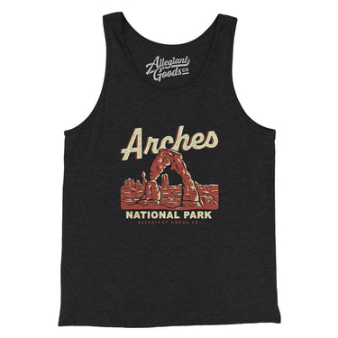 Arches National Park Men/Unisex Tank Top-Allegiant Goods Co. Vintage Sports Apparel