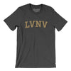 Lvnv Varsity Men/Unisex T-Shirt-Dark Grey Heather-Allegiant Goods Co. Vintage Sports Apparel