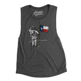 Texas Flag Moonman Women's Flowey Scoopneck Muscle Tank-Allegiant Goods Co. Vintage Sports Apparel