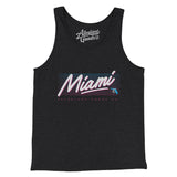 Miami Retro Men/Unisex Tank Top-Allegiant Goods Co. Vintage Sports Apparel