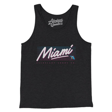 Miami Retro Men/Unisex Tank Top-Allegiant Goods Co. Vintage Sports Apparel
