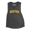 Boston Varsity Women's Flowey Scoopneck Muscle Tank-Dark Grey Heather-Allegiant Goods Co. Vintage Sports Apparel