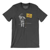 New Mexico Flag Moonman Men/Unisex T-Shirt-Dark Grey Heather-Allegiant Goods Co. Vintage Sports Apparel