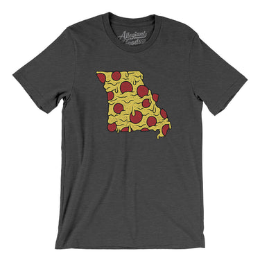 Missouri Pizza State Men/Unisex T-Shirt-Allegiant Goods Co. Vintage Sports Apparel