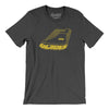 Erie Blades Men/Unisex T-Shirt-Dark Grey Heather-Allegiant Goods Co. Vintage Sports Apparel