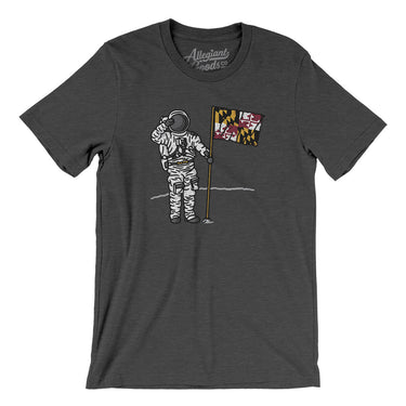 Maryland Flag Moonman Men/Unisex T-Shirt-Allegiant Goods Co. Vintage Sports Apparel