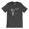 Maryland Flag Moonman Men/Unisex T-Shirt-Dark Grey Heather-Allegiant Goods Co. Vintage Sports Apparel