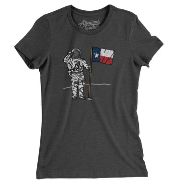 Texas Flag Moonman Women's T-Shirt-Allegiant Goods Co. Vintage Sports Apparel