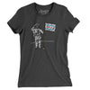 Chicago Flag Moonman Women's T-Shirt-Dark Grey Heather-Allegiant Goods Co. Vintage Sports Apparel