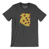 Arizona Pizza State Men/Unisex T-Shirt-Dark Grey Heather-Allegiant Goods Co. Vintage Sports Apparel