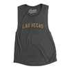 Las Vegas Varsity Women's Flowey Scoopneck Muscle Tank-Dark Grey Heather-Allegiant Goods Co. Vintage Sports Apparel