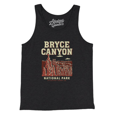 Bryce Canyon National Park Men/Unisex Tank Top-Dark Grey Heather-Allegiant Goods Co. Vintage Sports Apparel