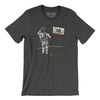 California Flag Moonman Men/Unisex T-Shirt-Dark Grey Heather-Allegiant Goods Co. Vintage Sports Apparel